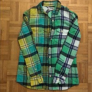BNWOT Jcrew Plaid Button Down Shirt Size S